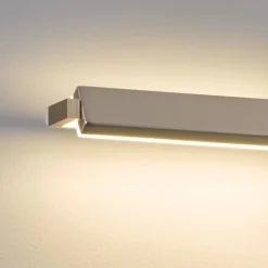 Fischer & Honsel LED-Wandleuchte 30055 weiß nickel matt Acryl Metall B/H/T: ca. 60x10x11 cm 1 Brennstellen