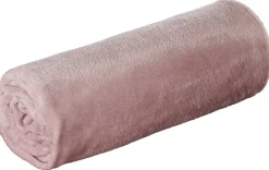 Flanelldecke altrosa Polyester B/L: ca. 130x160 cm