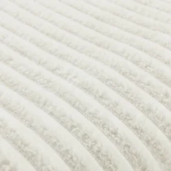 Flanelldecke Cord offwhite Polyester B/L: ca. 140x200 cm