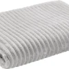 Flanelldecke Cord silber Polyester B/L: ca. 140x200 cm