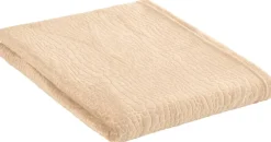 Flanelldecke Croco beige Polyester B/L: ca. 140x200 cm