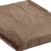 Flanelldecke Croco braun Polyester B/L: ca. 140x200 cm