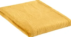 Flanelldecke Croco curry Polyester B/L: ca. 140x200 cm
