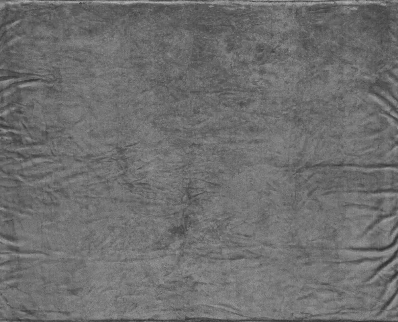 Flanelldecke grau Polyester B/L: ca. 160x220 cm