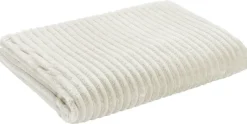 Flanelldecke offwhite Polyester B/L: ca. 140x180 cm
