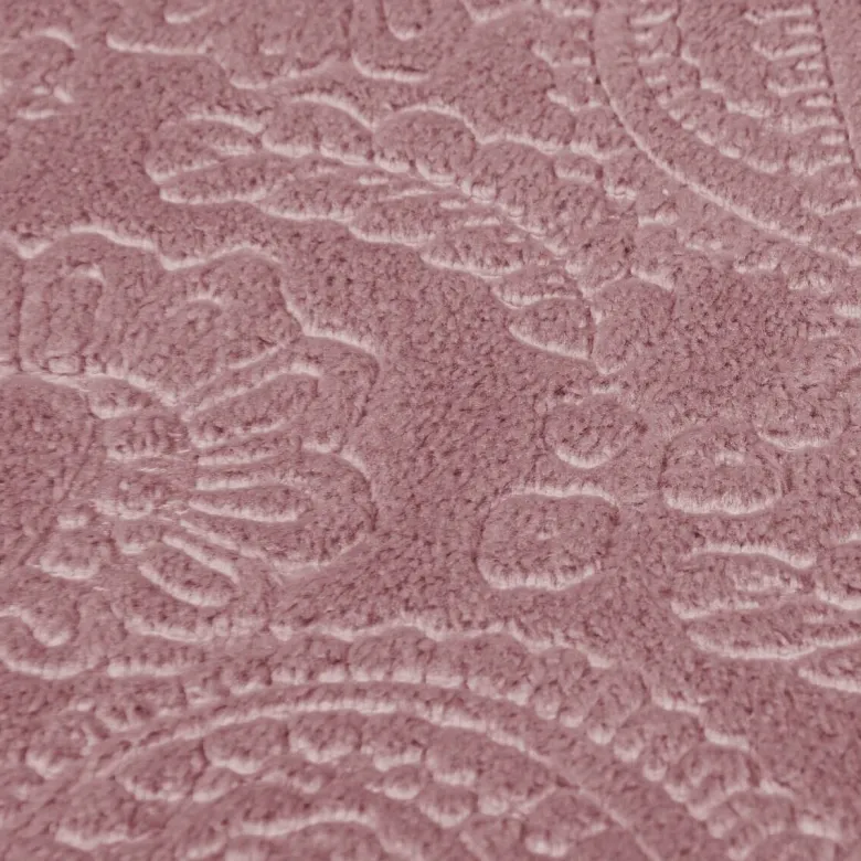Flanelldecke rosenholz Polyester B/L: ca. 160x220 cm