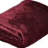 Flanelldecke rost Polyester B/L: ca. 140x200 cm
