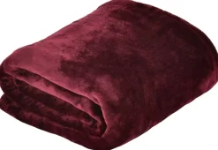 Flanelldecke rost Polyester B/L: ca. 140x200 cm