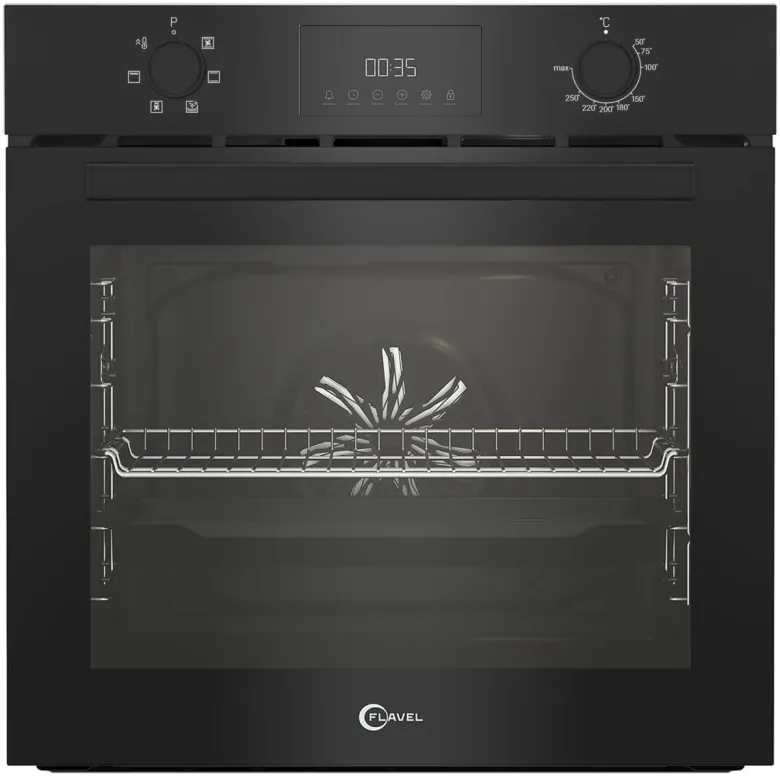 FLAVEL Einbaubackofen FLIE22300BRX schwarz B/H/T: ca. 59,4x59,5x56,7 cm