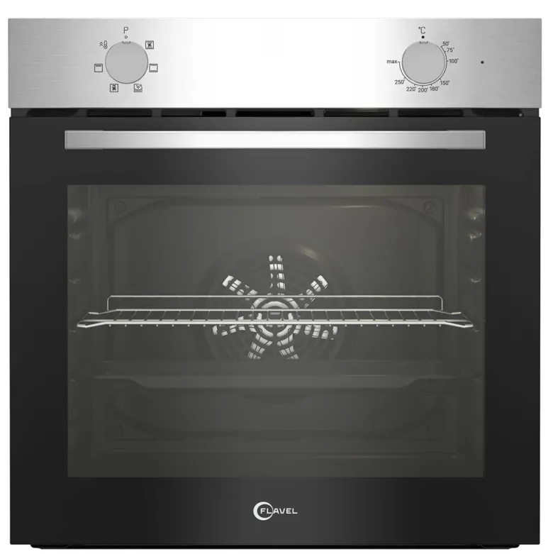 FLAVEL Einbaubackofen FLIE22000RX Edelstahl B/H/T: ca. 59,4x59,5x56,7 cm