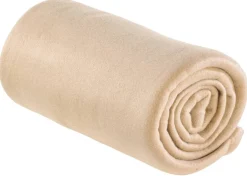 Fleecedecke taupe Polyester B/L: ca. 140x190 cm