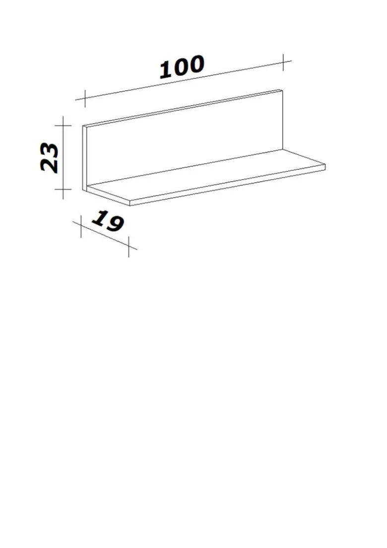 Flex-Well Eckregal Cara grün B/H/T: ca. 100x23x19 cm