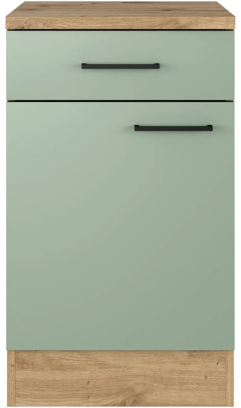 Flex-Well Unterschrank Cara grün B/H/T: ca. 50x85x60 cm