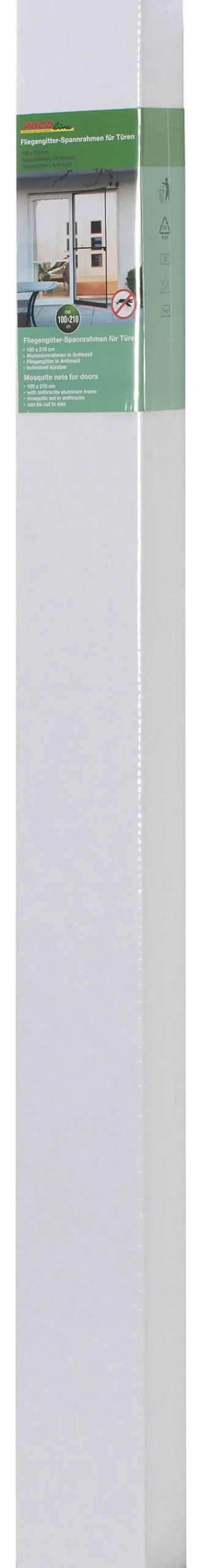 Fliegengitter anthrazit B/L: ca. 100x210 cm