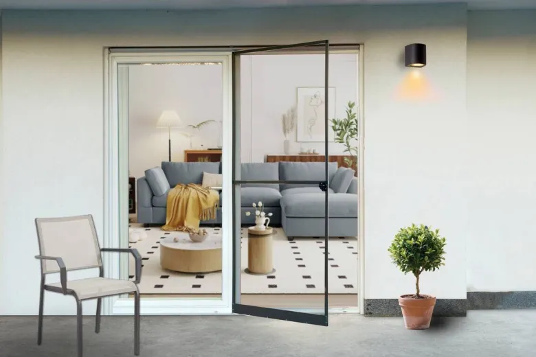 Fliegengitter weiß B/L: ca. 100x210 cm
