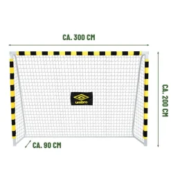 Fußballtor schwarz B/H/T: ca. 300x200x90 cm