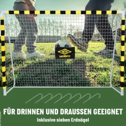 Fußballtor schwarz B/H/T: ca. 300x200x90 cm