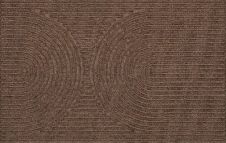 Fußmatte Curves taupe B/L: ca. 50x80 cm