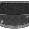 Fußmatte DoubleCircle anthrazit B/L: ca. 75x57 cm