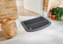 Fußmatte DoubleCircle anthrazit B/L: ca. 75x57 cm