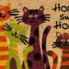 Fußmatte Kokos Cats Multi B/L: ca. 40x60 cm