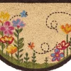 Fußmatte Kokos Flowers Multi B/L: ca. 40x60 cm