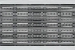 Fußmatte Silbergrau B/L: ca. 39x59 cm