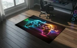 Fußmatte Velvet Gaming Multi B/L: ca. 90x150 cm