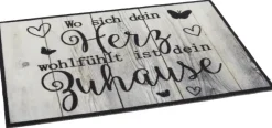 Fußmatte Velvet grauschwarz B/L: ca. 40x60 cm