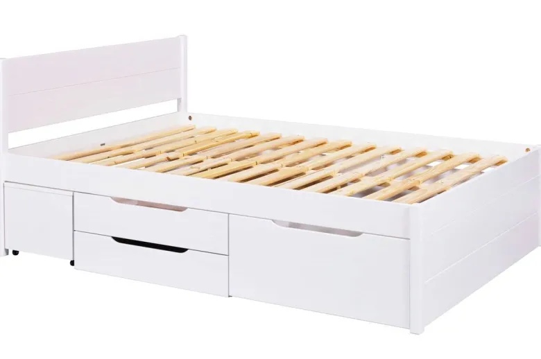 Funktionsbett Efetivo weiß