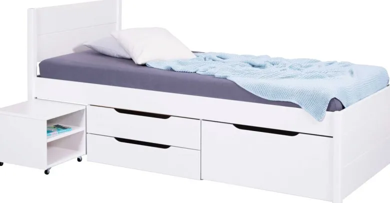 Funktionsbett Efetivo weiß