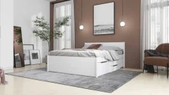 Funktionsbett Efetivo weiß