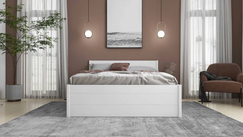 Funktionsbett Efetivo weiß