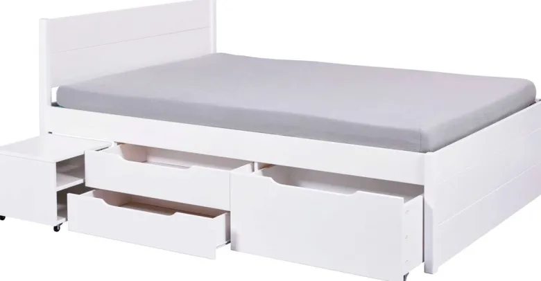 Funktionsbett Efetivo weiß