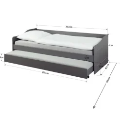 Funktionsbett Leonie Modell'23 grau