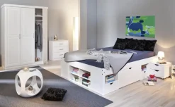 Funktionsbett Till weiß Liegefläche B/L: ca. 160x200 cm