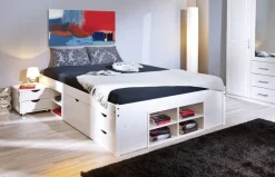 Funktionsbett Till weiß Liegefläche B/L: ca. 140x200 cm