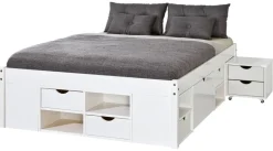 Funktionsbett Till weiß Liegefläche B/L: ca. 140x200 cm