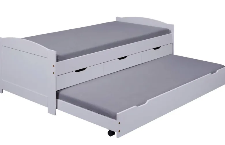 Funktionsbett Ulli weiß Liegefläche B/L: ca. 90x200 cm