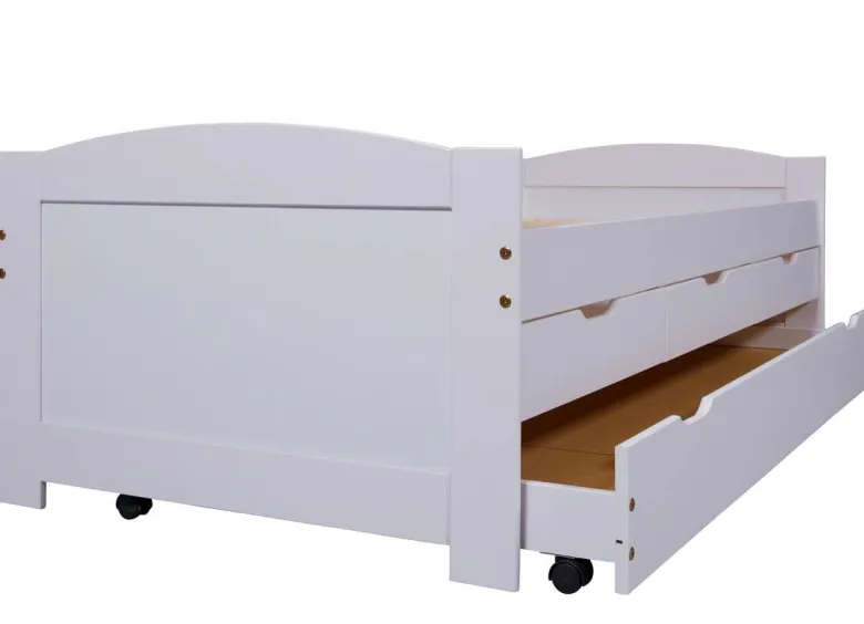 Funktionsbett Ulli weiß Liegefläche B/L: ca. 90x200 cm