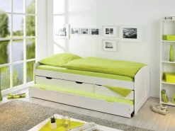 Funktionsbett Ulli weiß Liegefläche B/L: ca. 90x190 cm