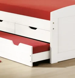 Funktionsbett Ulli weiß Liegefläche B/L: ca. 90x190 cm