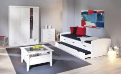 Funktionsbett Ulli weiß Liegefläche B/L: ca. 90x190 cm