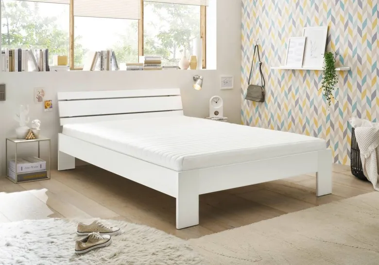 Futonbett Brest weiß Liegefläche B/L: ca. 100x200 cm