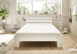 Futonbett Brest weiß Liegefläche B/L: ca. 140x200 cm