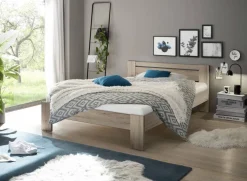 Futonbett Cannes Eiche San-Remo Nachbildung Liegefläche B/L: ca. 140x200 cm