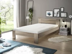 Futonbett Cannes Eiche San-Remo Nachbildung Liegefläche B/L: ca. 120x200 cm