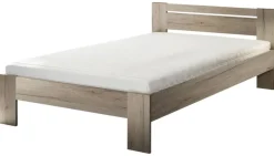 Futonbett Cannes Eiche San-Remo Nachbildung Liegefläche B/L: ca. 120x200 cm