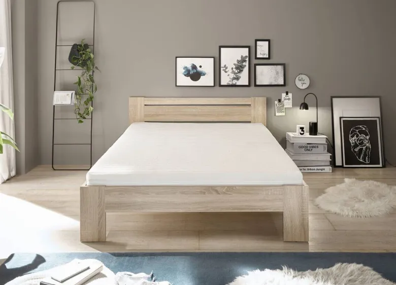 Futonbett Cannes Eiche Sonoma Nachbildung Liegefläche B/L: ca. 140x200 cm