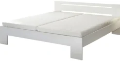 Futonbett Cannes weiß Liegefläche B/L: ca. 180x200 cm